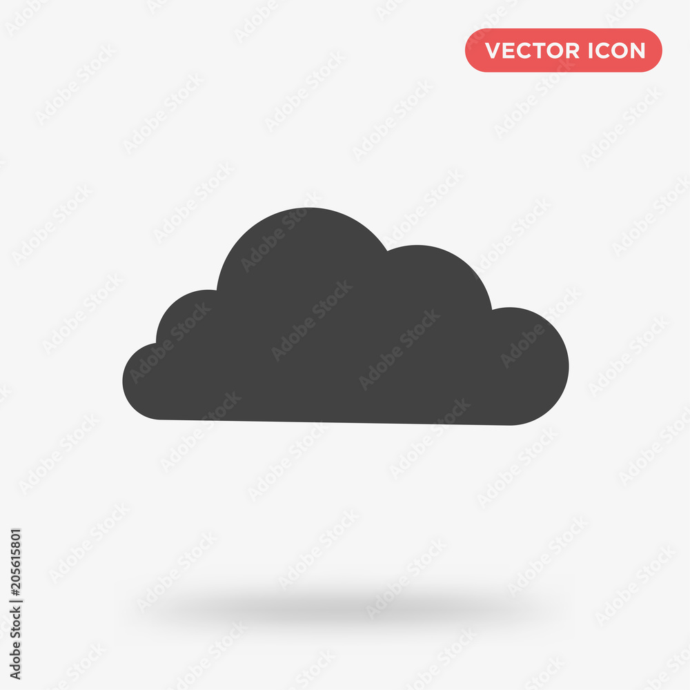 Cloude icon isolated on white background Cloude icon isolated on white background