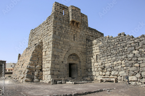 Qasr al-Azraq is one of the Desert castles in the east of Jordan photo
