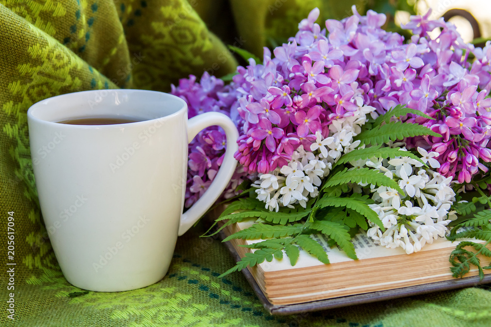 lilac, books and a Cup of tea lilac, books and a Cup of tea