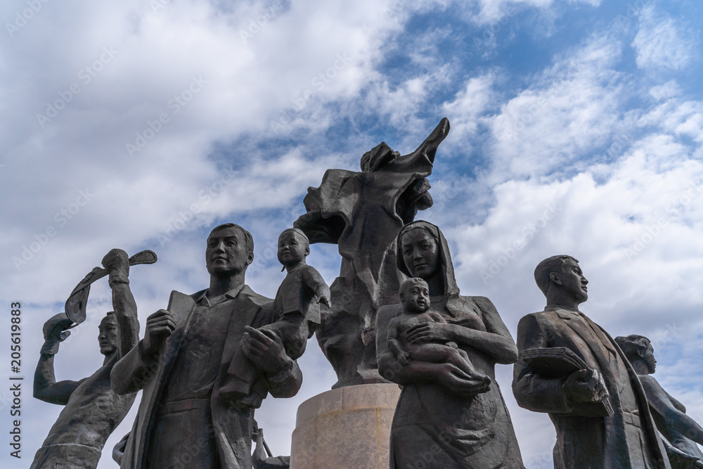 Fototapeta premium Monument Kazakh Eli , Kazakhstan 