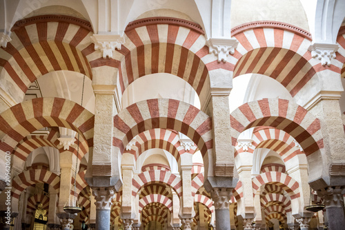 CORDOBA. The Great Mosque or Mezquita famous interior in Cordoba, Spain © Massimo Santi