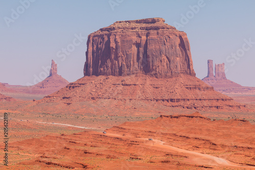 View on Merrick Butte and East Mitten Butte from John Ford's Point.
