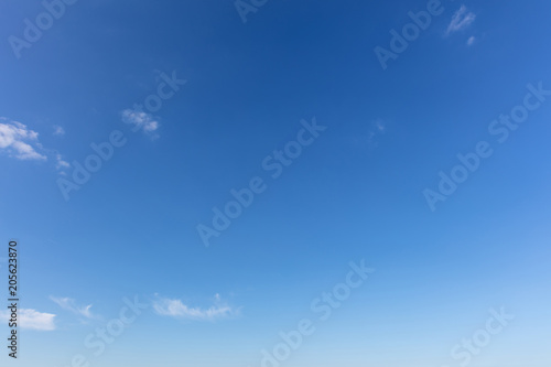 Blauer Himmel mit Wolken als Hintergrund
