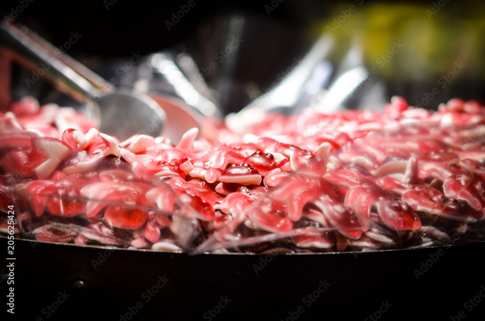artisanal candies within the candy shop in Prague artisanal candies within the candy shop in Prague
