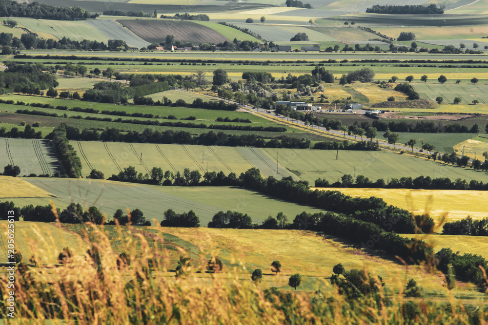 Landscape of Europe fields countryside