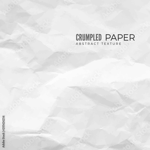 Premium Photo  Crumpled light craft paper background. white surface of  damaged sheet with copy space. blank place for text or creative design.  template of squeezed surface concept.