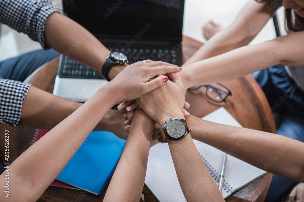 Fototapeta premium hands together friend