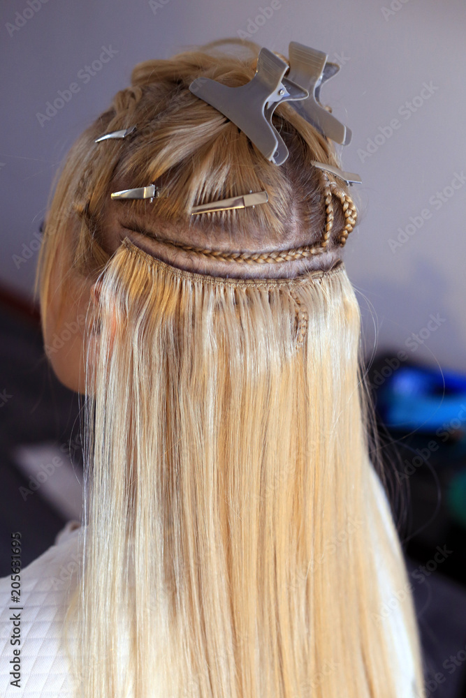 Blonde Long Pigtail Hair Extensions
