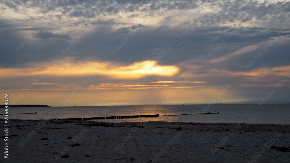 Beach - Sunset - Baltic Sea
