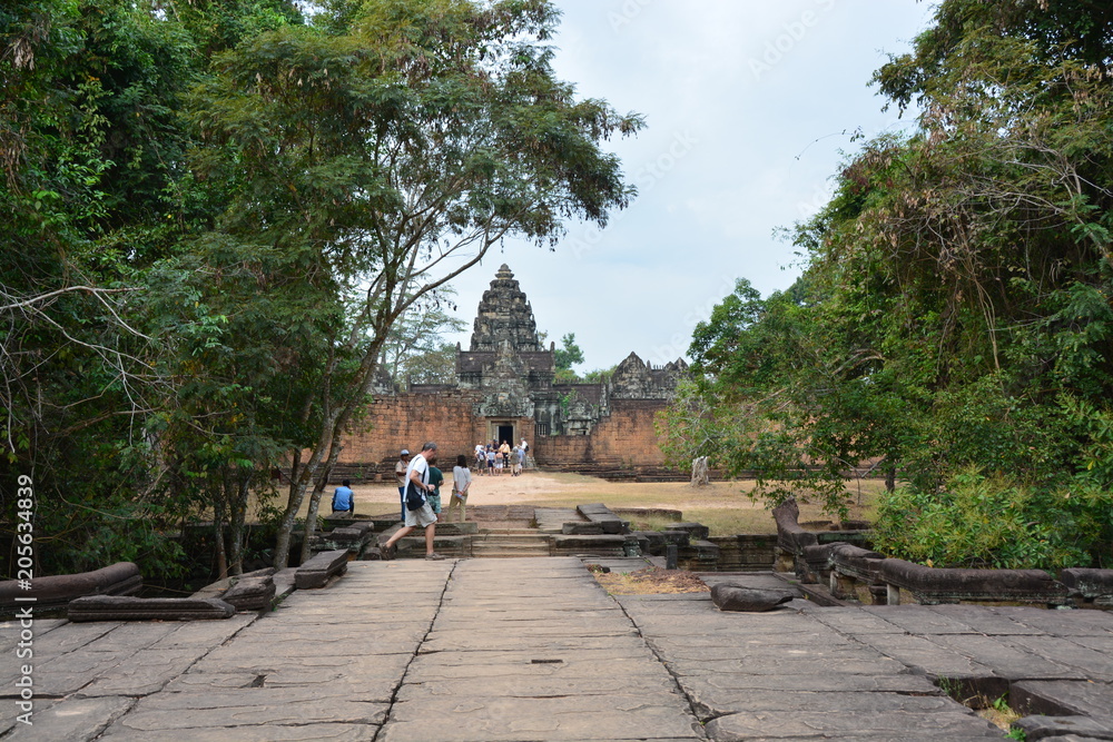 カンボジアのアンコール遺跡群のバンテアイサムレ