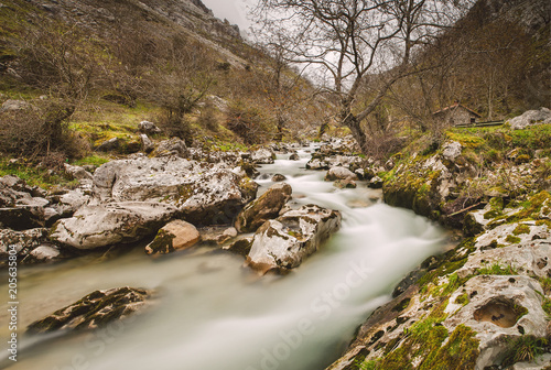 Cares river in Asturias, Spain.