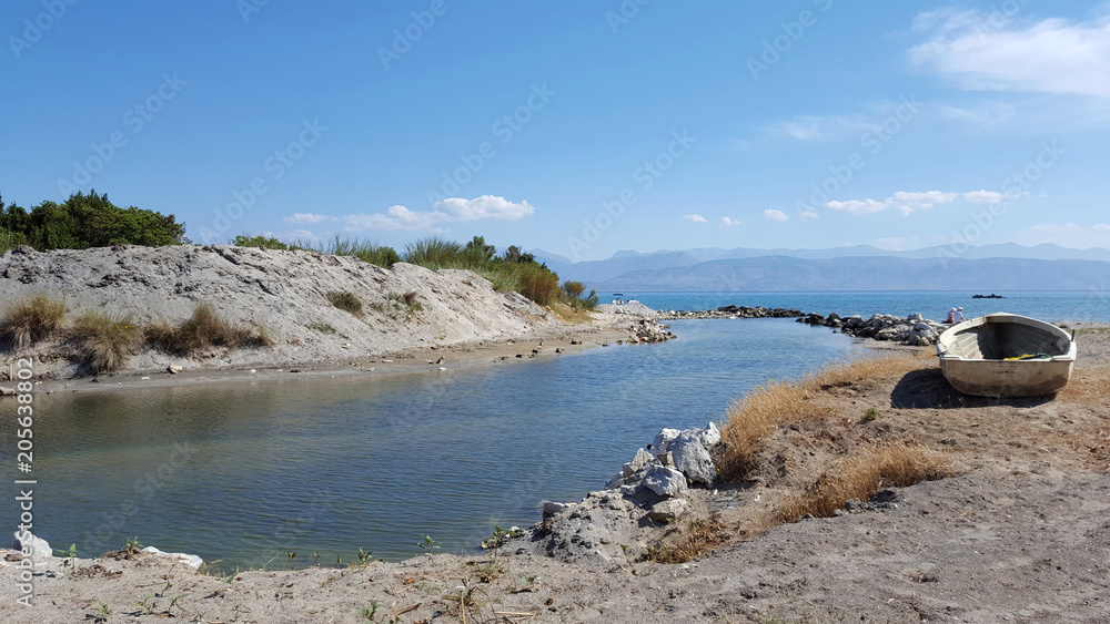Lake Antinioti, Corfu, Greece