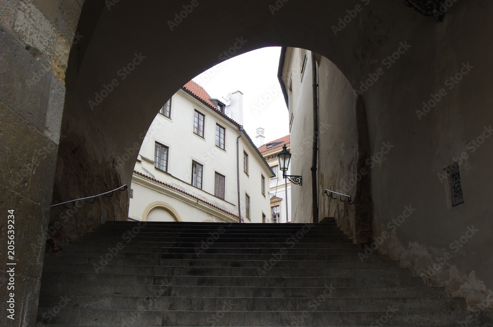 Treppe in Prag 