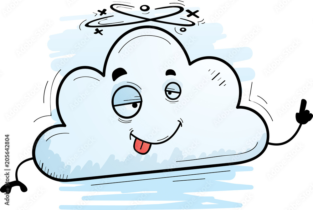 Drunk Cartoon Cloud Drunk Cartoon Cloud