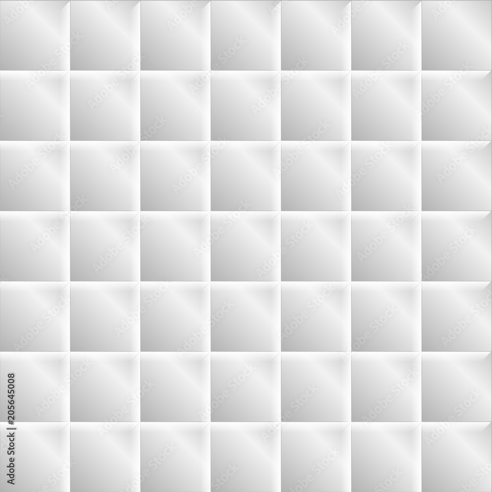 Fototapeta premium Abstract grey tech squares minimal background