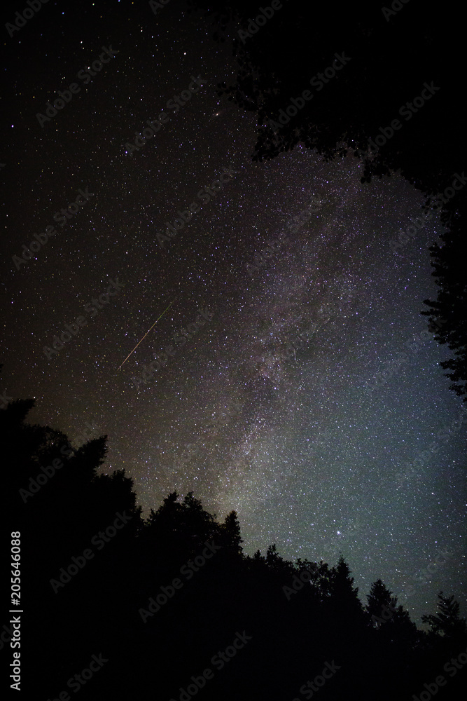 Shooting Star against Milky Way Shooting Star against Milky Way