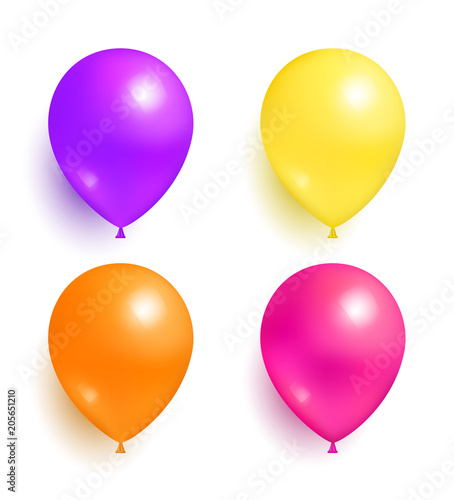 Helium Inflatable Colorful Balloons for Decoration