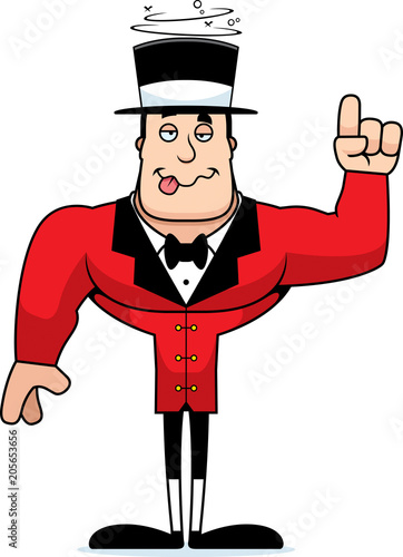 Cartoon Drunk Ringmaster