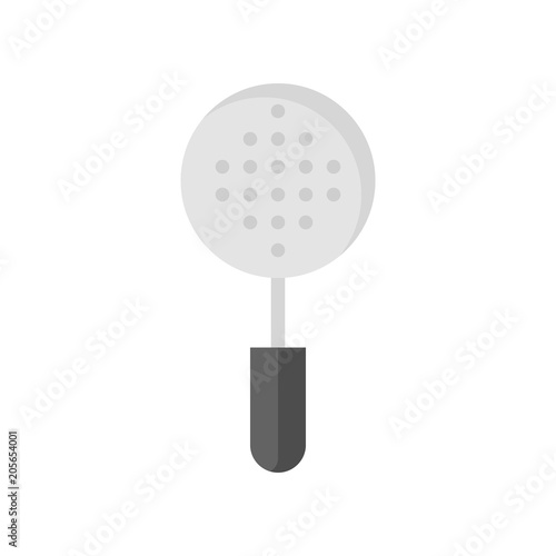 Skimmer icon, Kitchen  utensil Flat design vector