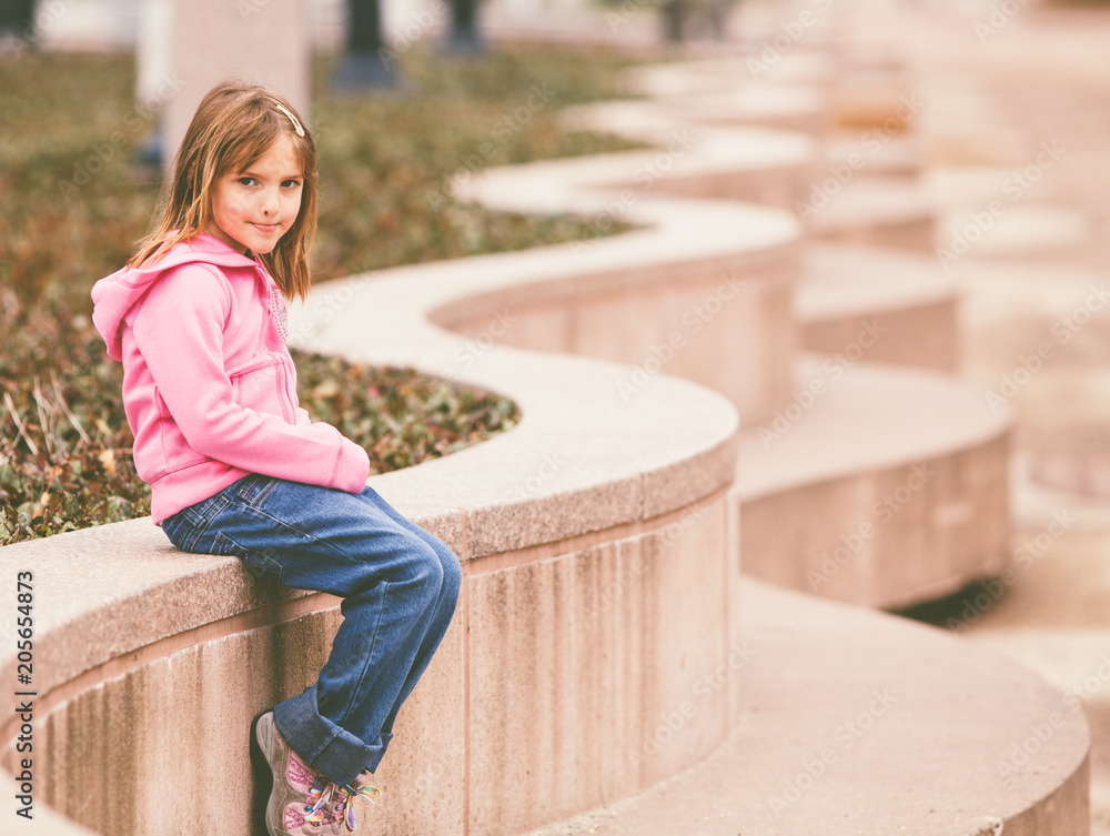 Girl in the park Girl in the park