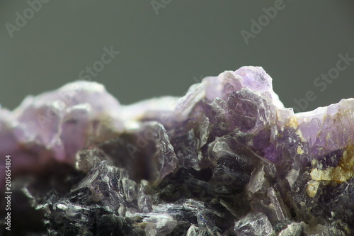 Lepidolite, industrial source of lithium photo