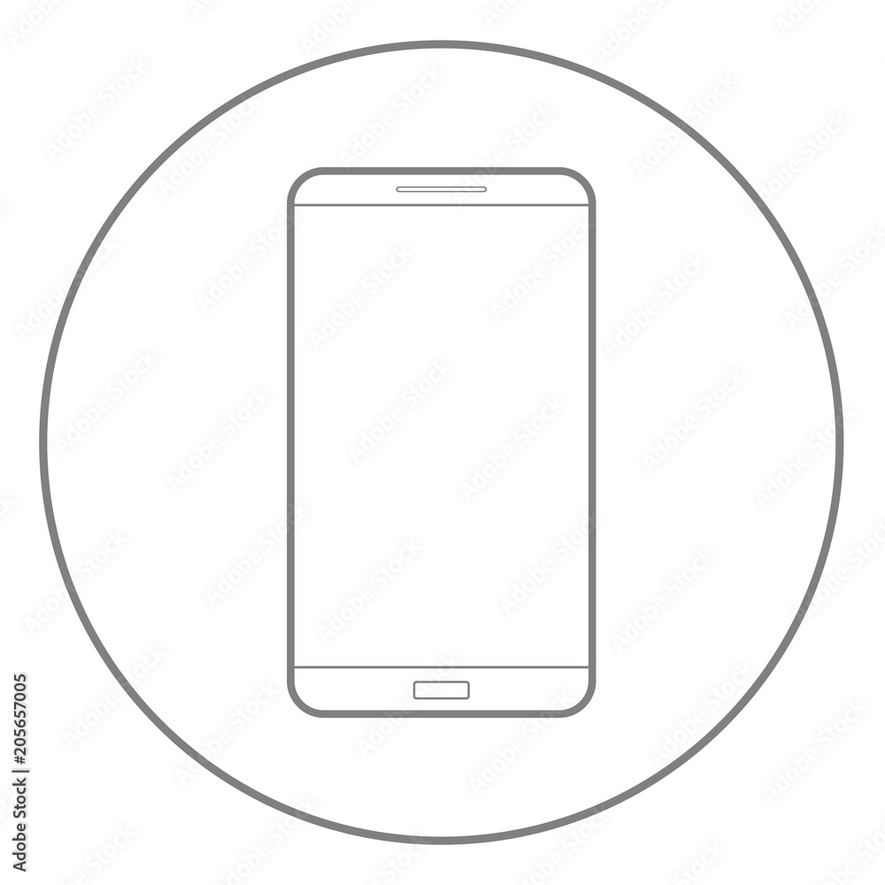 Smart phone icon. Mobile version button. Vector. Smart phone icon. Mobile version button. Vector.