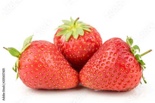 Fresh Strawberry Isolated on White Background