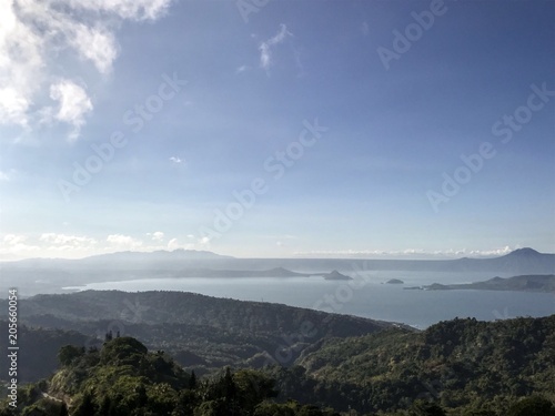 View from Tagaytay to lake volcano