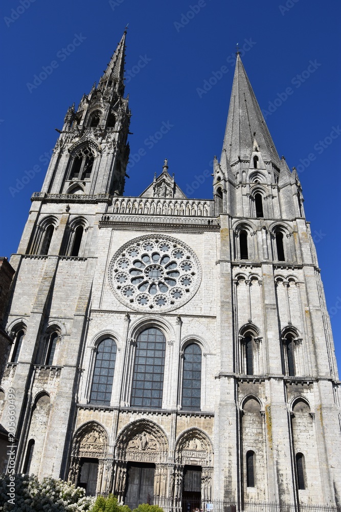 Chartres, centre ville, cathédrale