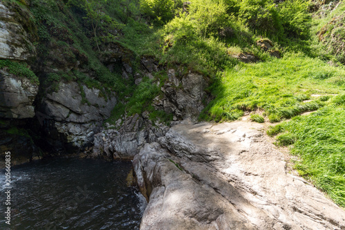 Amazing Landscape near Fotinovo waterfalls (Fotinski waterfall) in Rhodopes Mountain, Pazardzhik region, Bulgaria