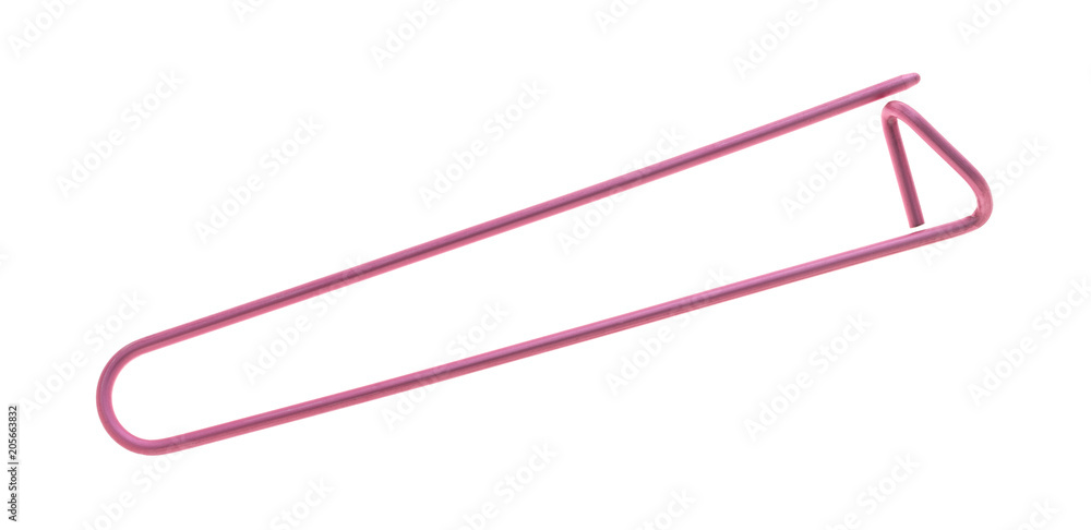 Small pink stitch holder on a white background. Small pink stitch holder on a white background.