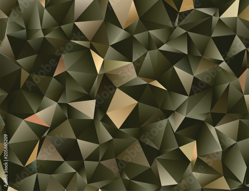 Vector low poly background. Creative abstract template with gradient. Triangular pattern for your design works.