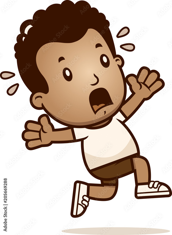 Cartoon Boy Panic Cartoon Boy Panic