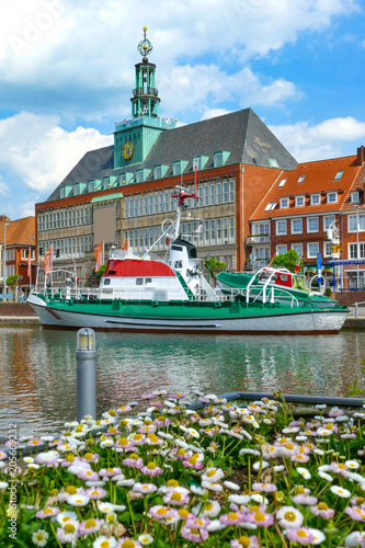 Fotobehang Emden, Hafen, Ostfriesland