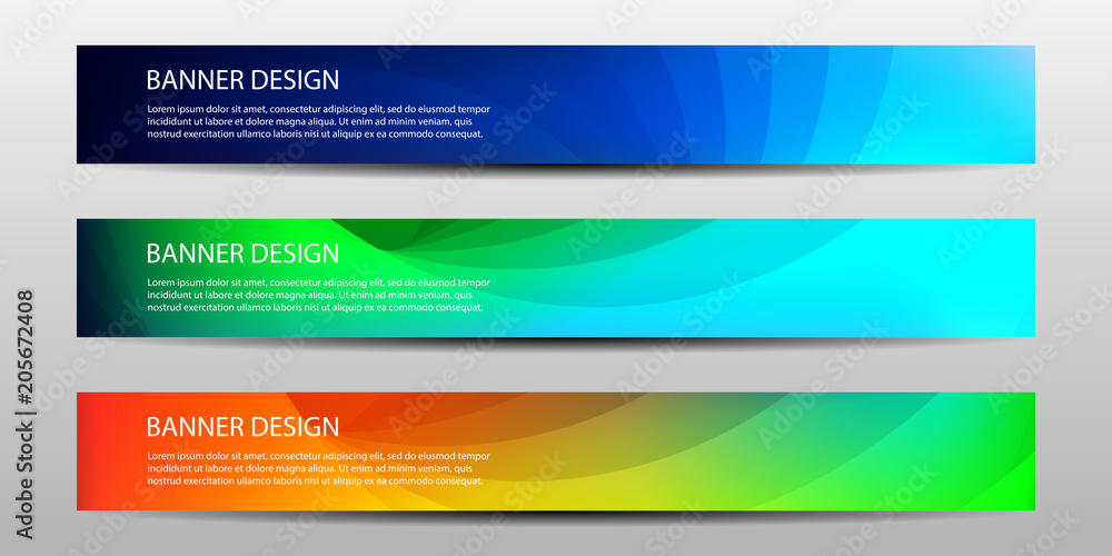 Fototapeta premium banner with beautiful geometric background .Vector illustrations