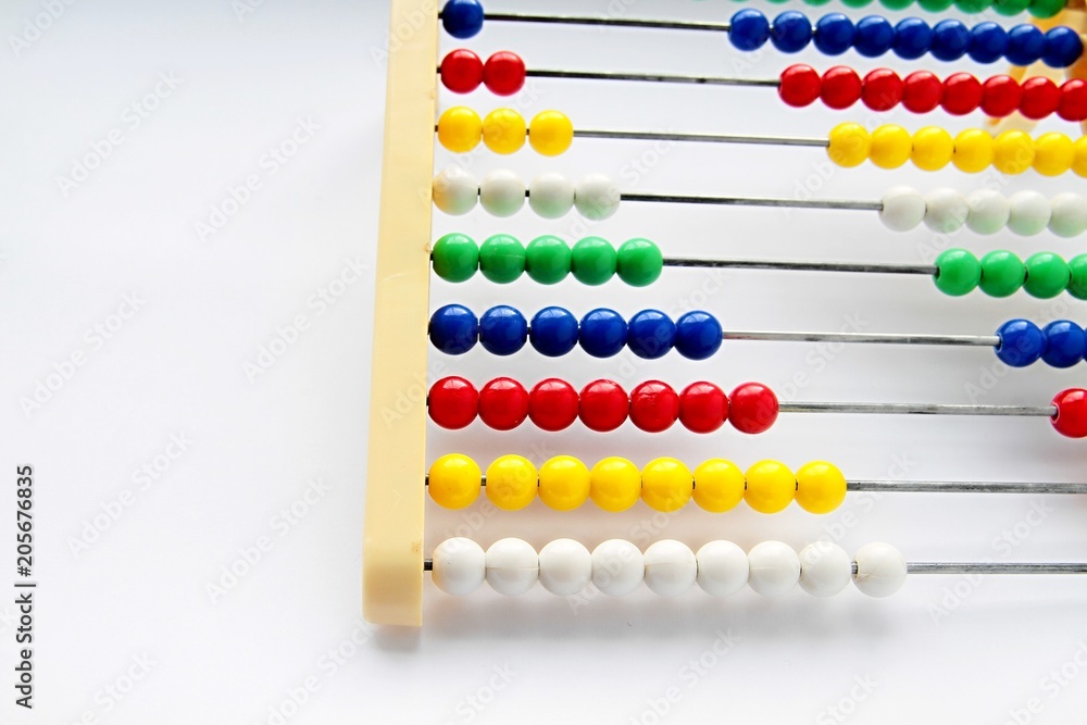 abacus sitting on the table at school abacus sitting on the table at school