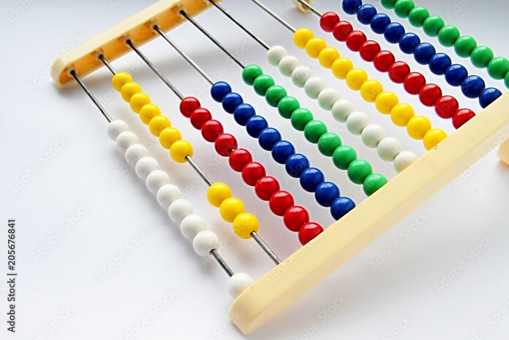 abacus sitting on the table at school abacus sitting on the table at school