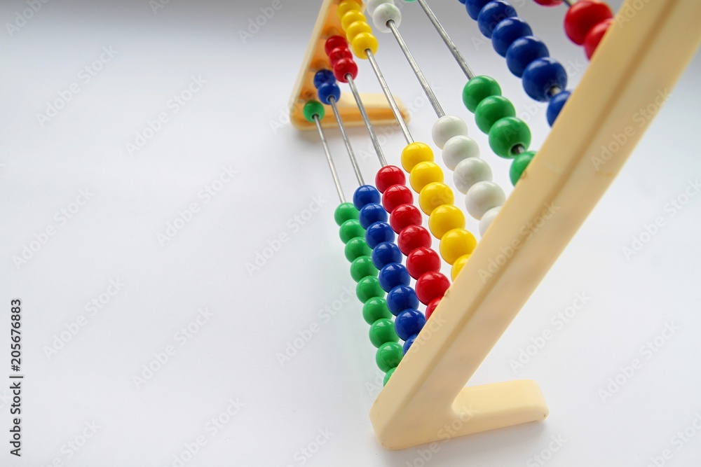 abacus sitting on the table at school abacus sitting on the table at school