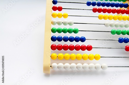 abacus sitting on the table at school