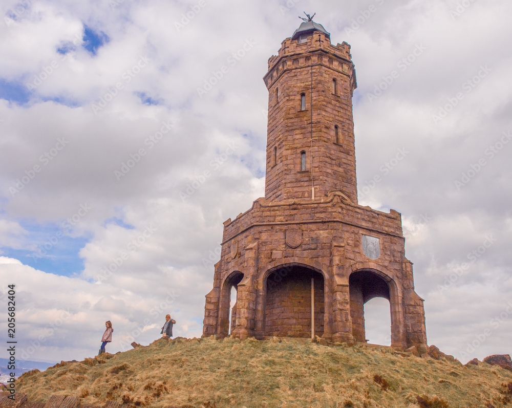 Jubilee tower, Darwen moors, Lancashire, Uk Jubilee tower, Darwen moors, Lancashire, Uk