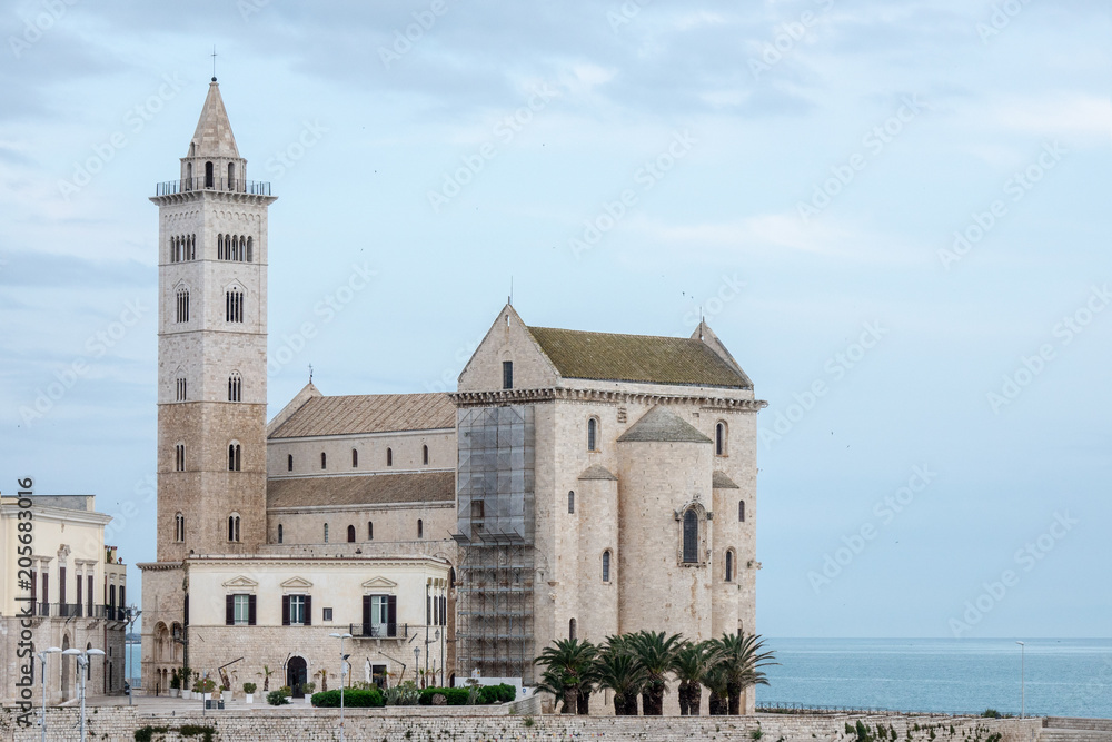 View of the church in Trani Italy