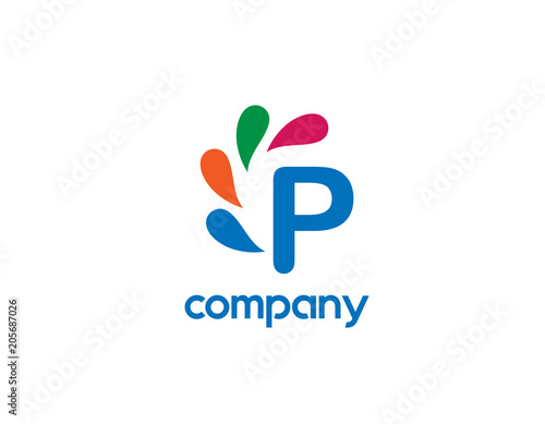 P letter logo