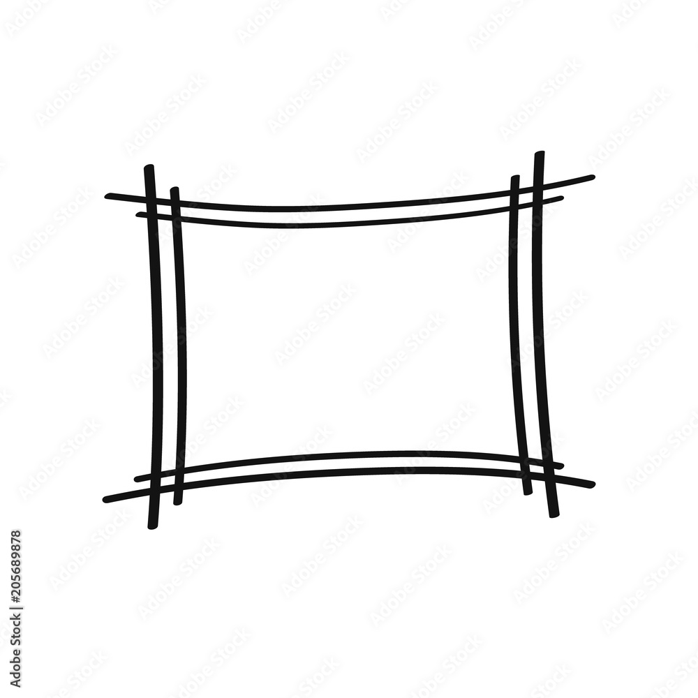 vector grunge frame brush strokes vector grunge frame brush strokes