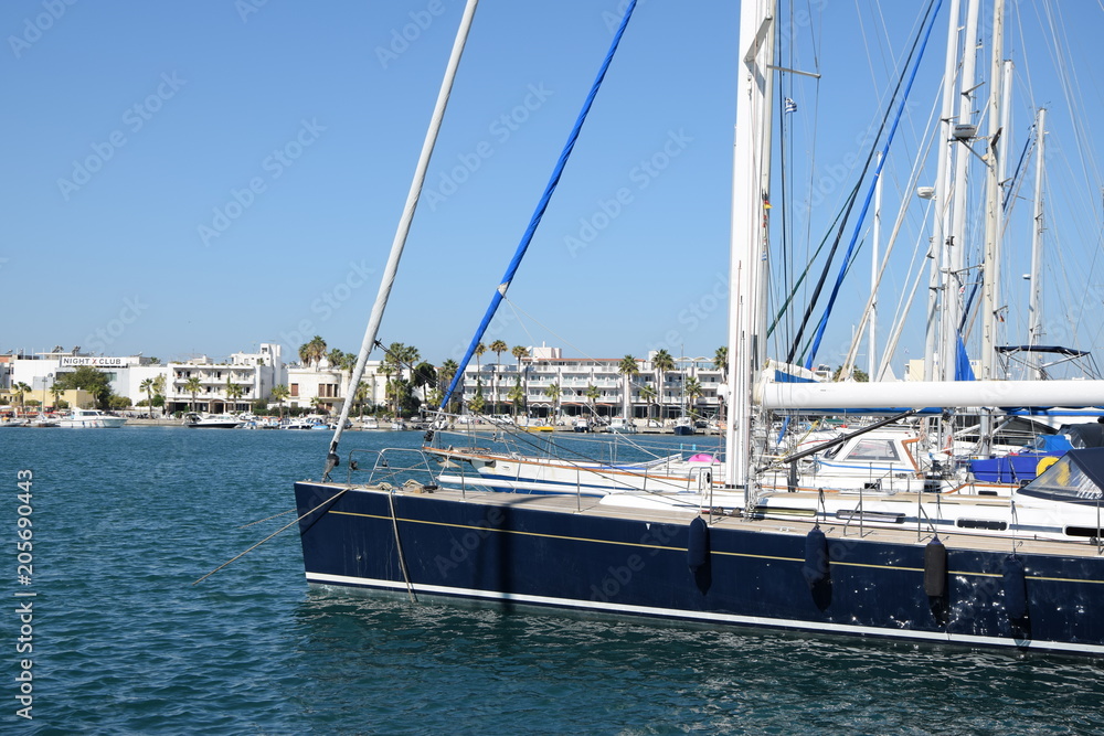 Fototapeta premium Hafen in Kos Stadt