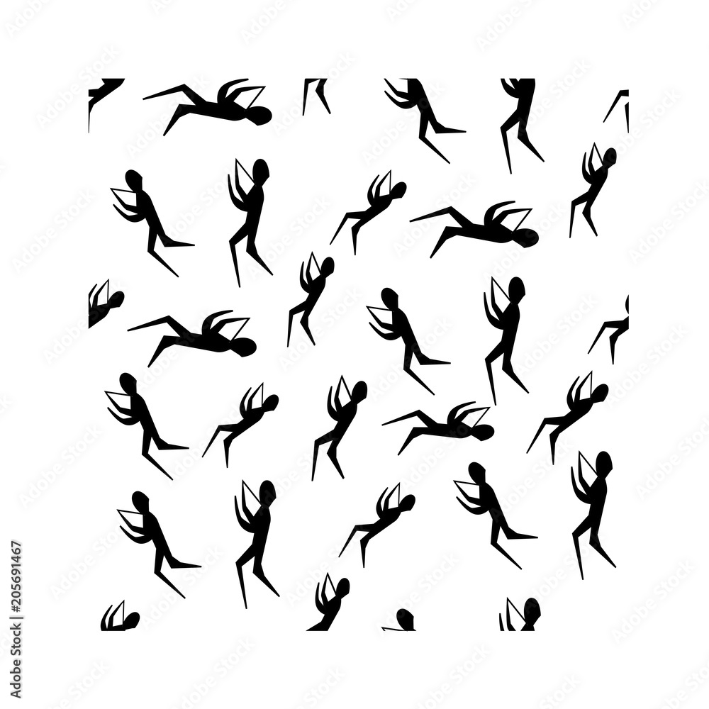 little man psychedelic vector art little man psychedelic vector art
