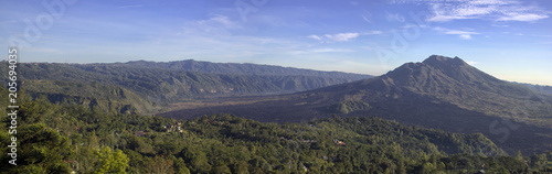 panoramic view of balinese mountain