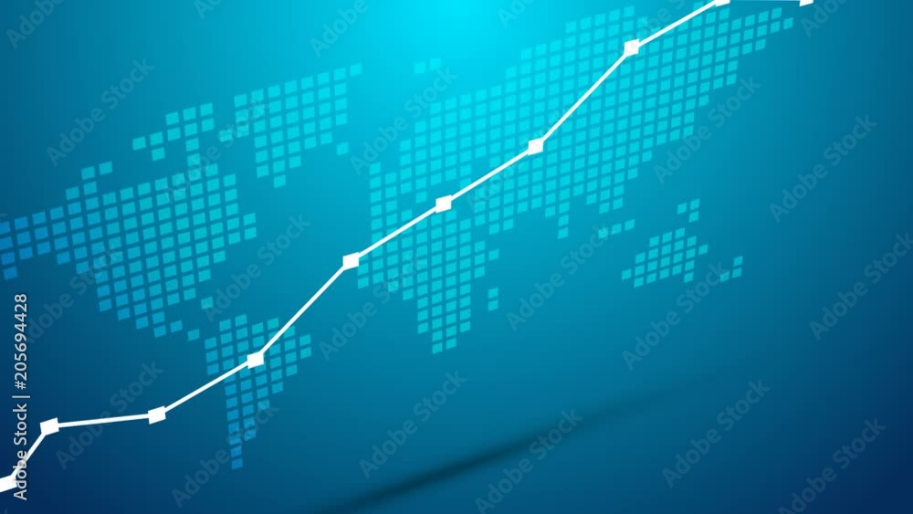 mondo, finanza, grafico, economia, semplice,
