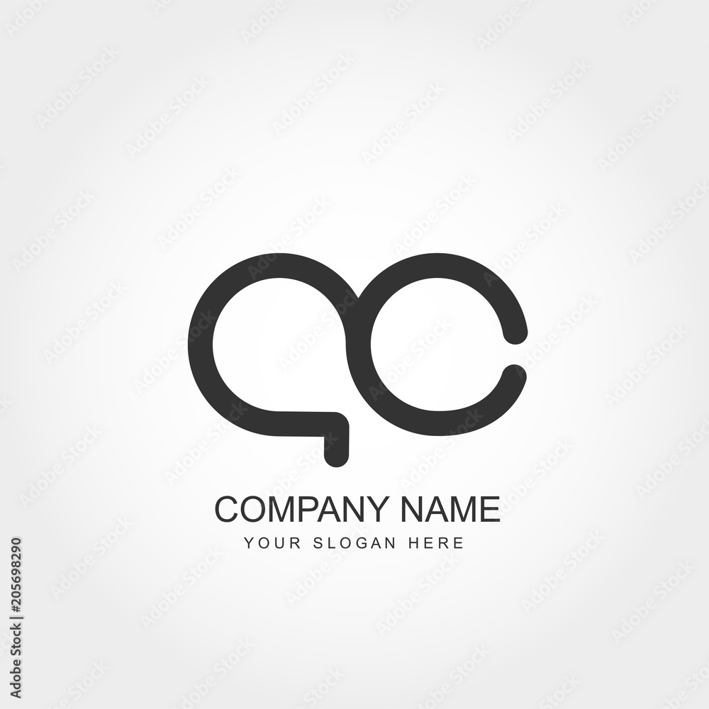 Initial Letter AC Logo Template Initial Letter AC Logo Template