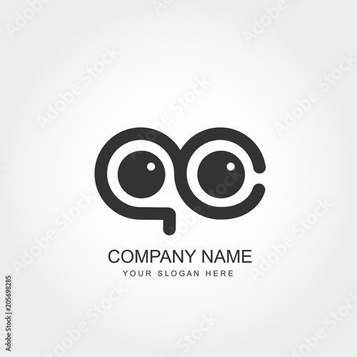 Initial Letter AC Logo Template