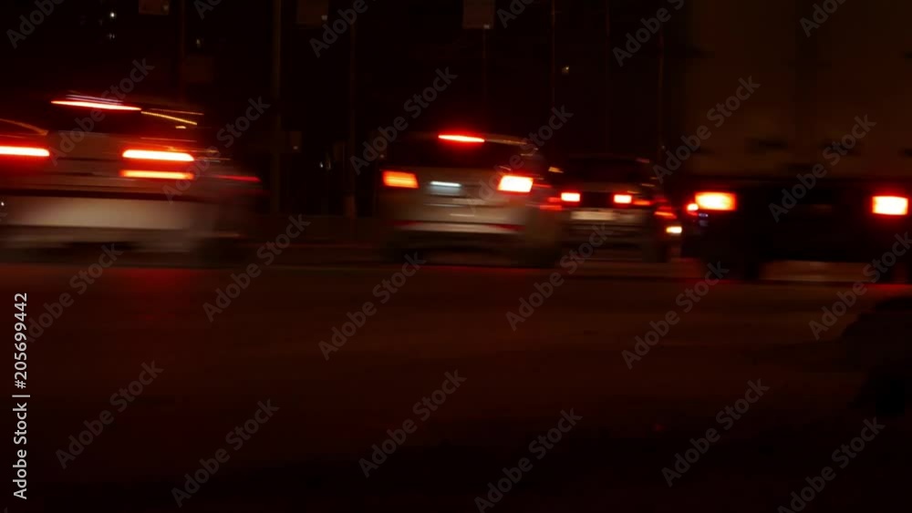 Timelapse of night traffic in highway at city. 4K Timelapse of night traffic in highway at city. 4K